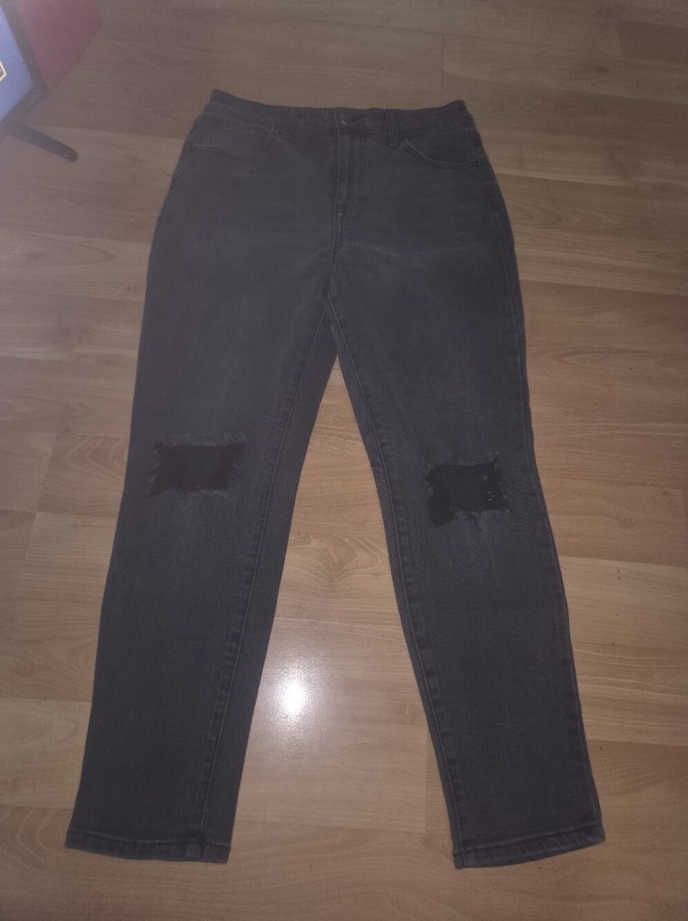 No Boundaries Black Ripped High-Rise Jeans